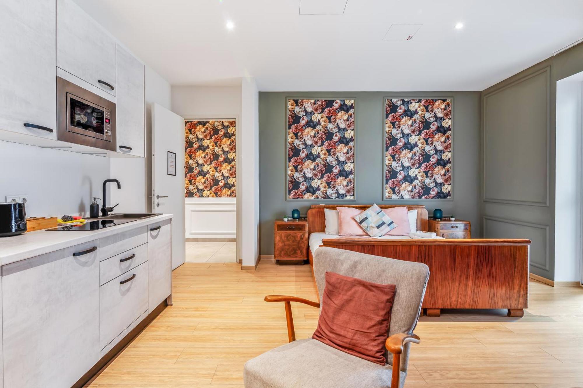 Stylish Flower Power Studio - Close To City Center & Public Transport - Ac & Wifi Viyana Dış mekan fotoğraf